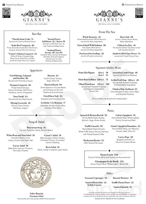 gianni versace restaurant menu price|giannis at former versace mansion.